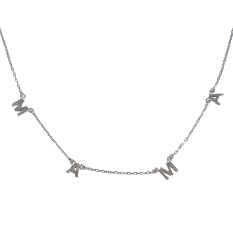 Celebrate Every Occasion With Sparkling Savings "MAMA" Classic BTY CZ Necklace