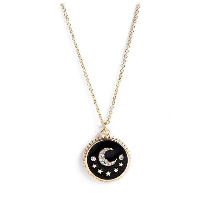 Grab Your Favorite Jewelry At The Lowest Prices Moon and Star Pendant Necklace-Hollywood Sensations "Moon and Star Necklace"-Moon Star Necklace Grab Your Favorite Jewelry At The Lowest Prices Moon and Star Pendant Necklace-Hollywood Sensations "Moon and Star Necklace"-Moon Star Necklace
