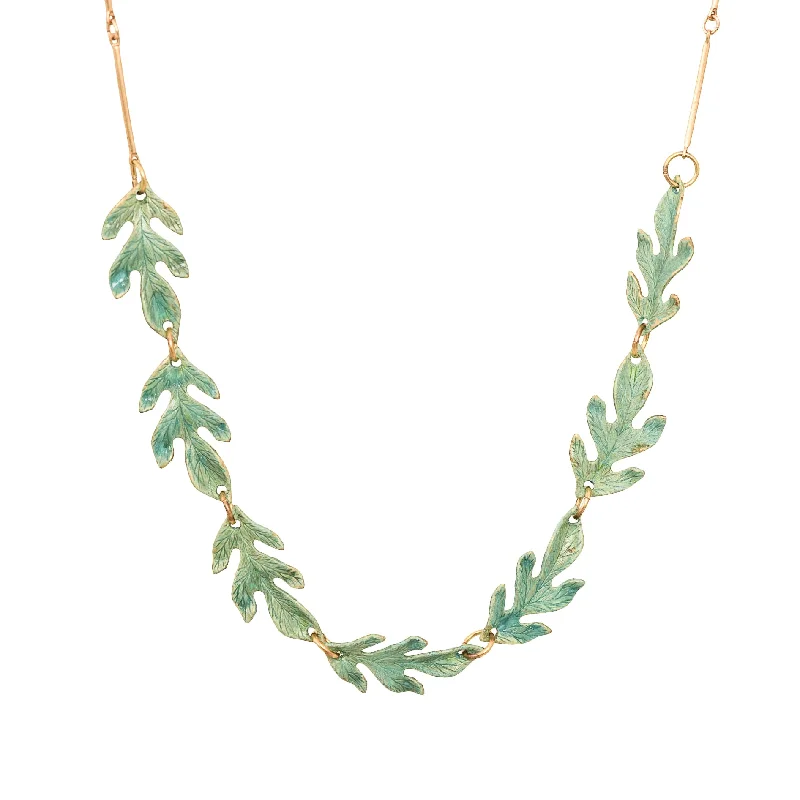 Handcrafted Jewelry Sale – Unique Designs At Low Prices Oak Leaf Necklace