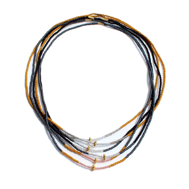 Limited-Stock Jewelry Sale – Once It's Gone, It's Gone Rosette Chokers set of 6 / Black