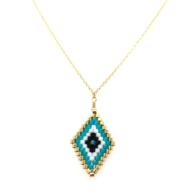 Trending Jewelry Now Available At Exclusive Prices Seed Bead Tribal Diamond Turquoise Necklace Trending Jewelry Now Available At Exclusive Prices Seed Bead Tribal Diamond Turquoise Necklace