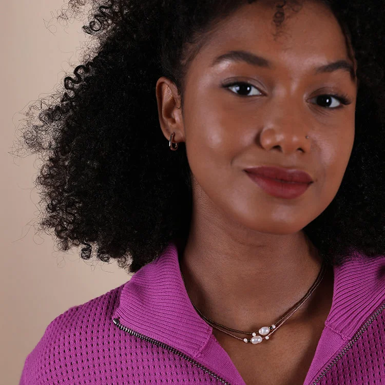 Elegant Jewelry, Exclusive Prices – Shop Now Silvie Chokers set of 2 / Khaki