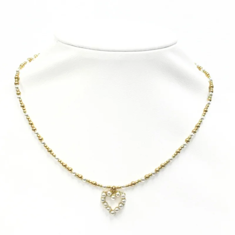 Affordable Glamour – Premium Jewelry For Less HEATHER + FWP HEART" SM Gold Filled & Pearls Ball Beaded Choker Affordable Glamour – Premium Jewelry For Less HEATHER + FWP HEART" SM Gold Filled & Pearls Ball Beaded Choker
