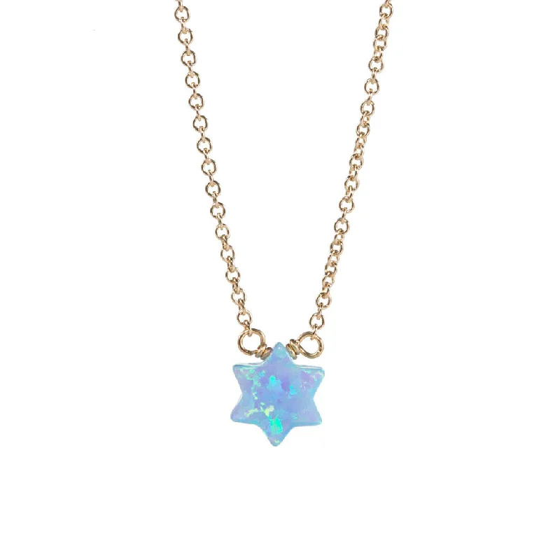 Elegant Jewelry, Exclusive Prices – Shop Now bara boheme | "Star of David" Opal Necklace