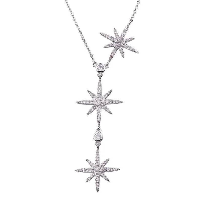 Upgrade Your Jewelry Collection For Less Three Star Necklaces Cubic Zirconia Gold Plated Upgrade Your Jewelry Collection For Less Three Star Necklaces Cubic Zirconia Gold Plated