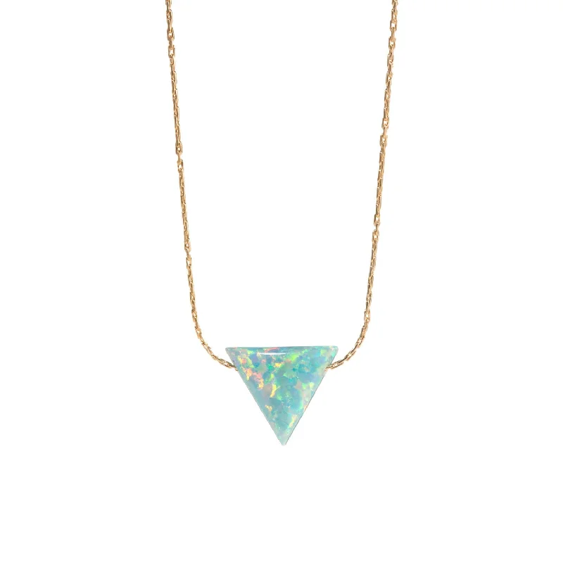 Jewelry Deals That Sparkle – Shop Today bara boheme | Large "TRIANGLE" Opal Necklace Jewelry Deals That Sparkle – Shop Today bara boheme | Large "TRIANGLE" Opal Necklace