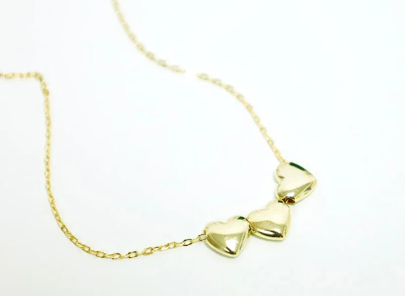 Best Jewelry Sale – Shop Exclusive Designs Now Triple Bubble Heart Necklace