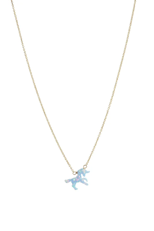 Shop High-Quality Jewelry At Jaw-Dropping Discounts bara boheme | "UNICORN" Opal Necklace