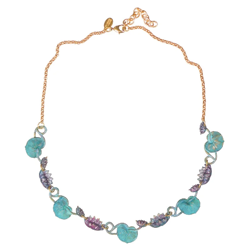 Glamorous Jewelry, Glamorous Deals – Shop Now Waterlily Collar Necklace