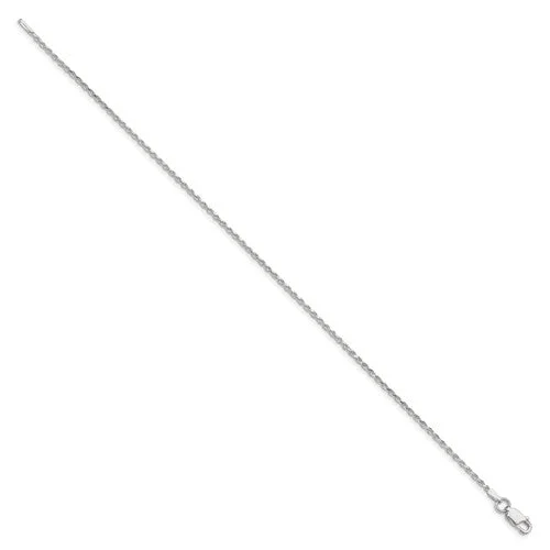 Elegant Jewelry At Unbeatable Prices – Shop Today 1.5mm Sterling Silver, D/Cut Rope Chain Anklet or Bracelet, 9 Inch