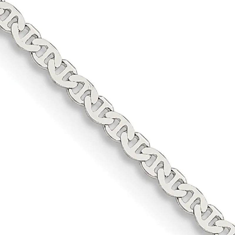 Flash Sale On Stunning Jewelry – Limited Stock Available 1.8mm Sterling Silver Solid Flat Anchor Chain Anklet