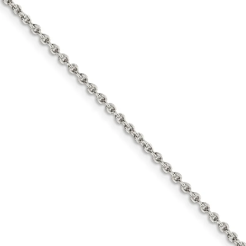 Timeless Jewelry, Timeless Savings – Don't Wait 2mm Sterling Silver Classic Solid Cable Chain Anklet