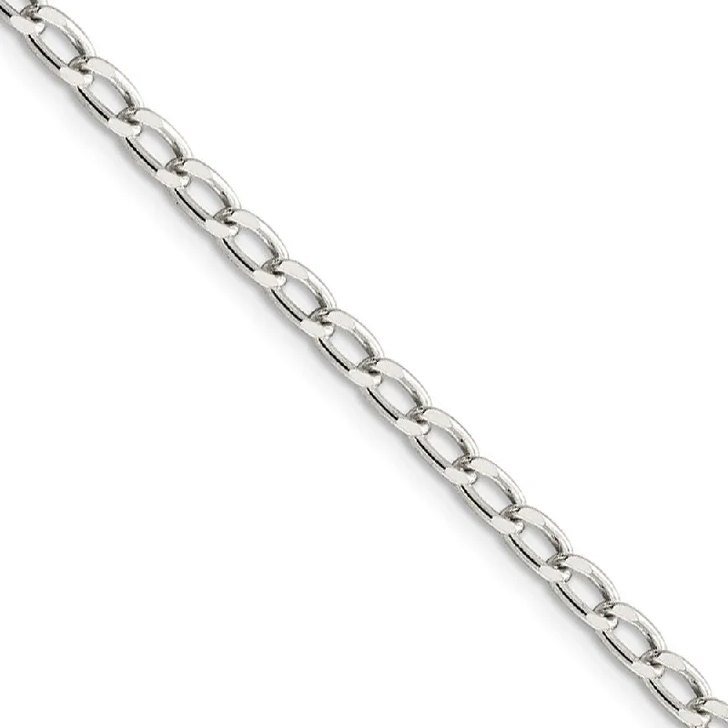Shop Dazzling Rings, Earrings, And More At Special Discounts 3.2mm, Sterling Silver Solid Open Curb Chain Anklet