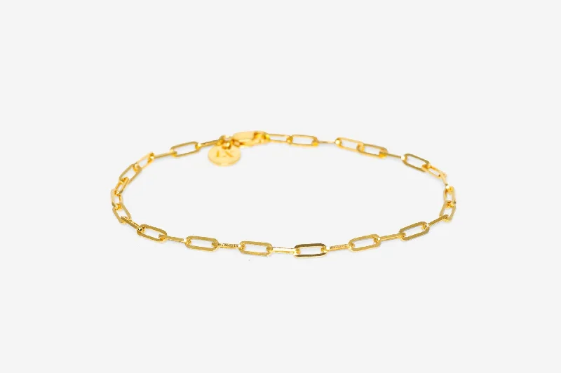 IX Aurora Gold Plated Anklet