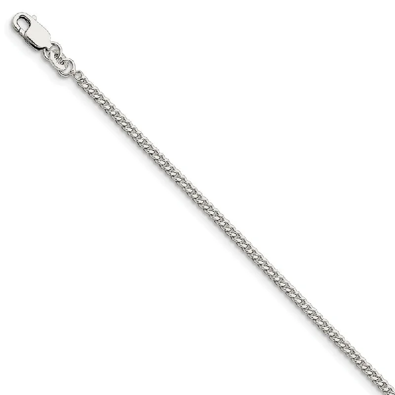 Jewelry Sale Bonanza – Grab Your Sparkle Now Sterling Silver 2mm Solid Curb Chain Anklet