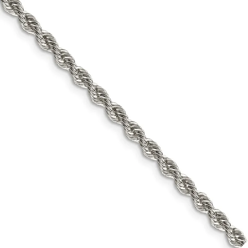 Elegant Jewelry, Exclusive Prices – Shop Now Sterling Silver 3mm Solid Rope Chain Anklet Elegant Jewelry, Exclusive Prices – Shop Now Sterling Silver 3mm Solid Rope Chain Anklet
