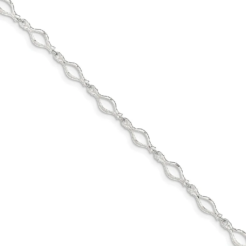 Save On Luxury Jewelry Pieces – Limited-Time Offers Sterling Silver 6mm, Fancy Link Anklet