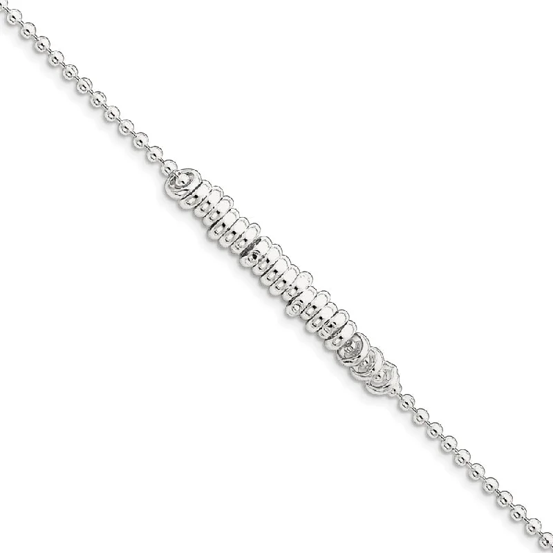 High-End Jewelry, Now More Affordable Than Ever Sterling Silver Fancy Love Ring Anklet
