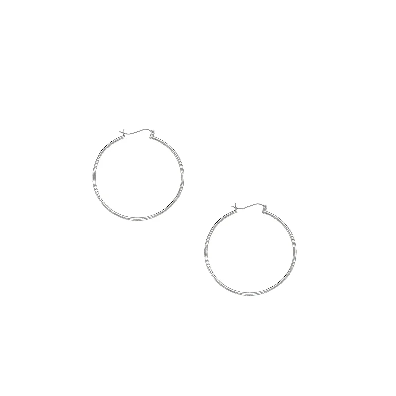 Shop Fine Jewelry With Amazing Deals 10K Gold 1.5x40mm Hoop Earring