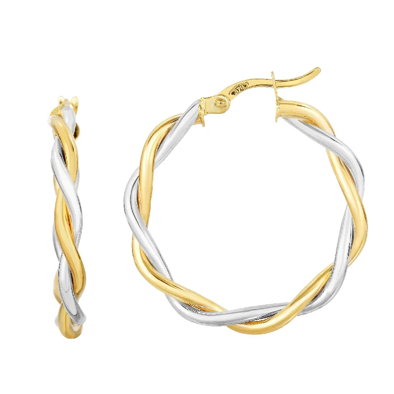 Stunning Jewelry Pieces At The Lowest Prices Ever 10K Gold Medium Poished Twist Hoop Earring Stunning Jewelry Pieces At The Lowest Prices Ever 10K Gold Medium Poished Twist Hoop Earring