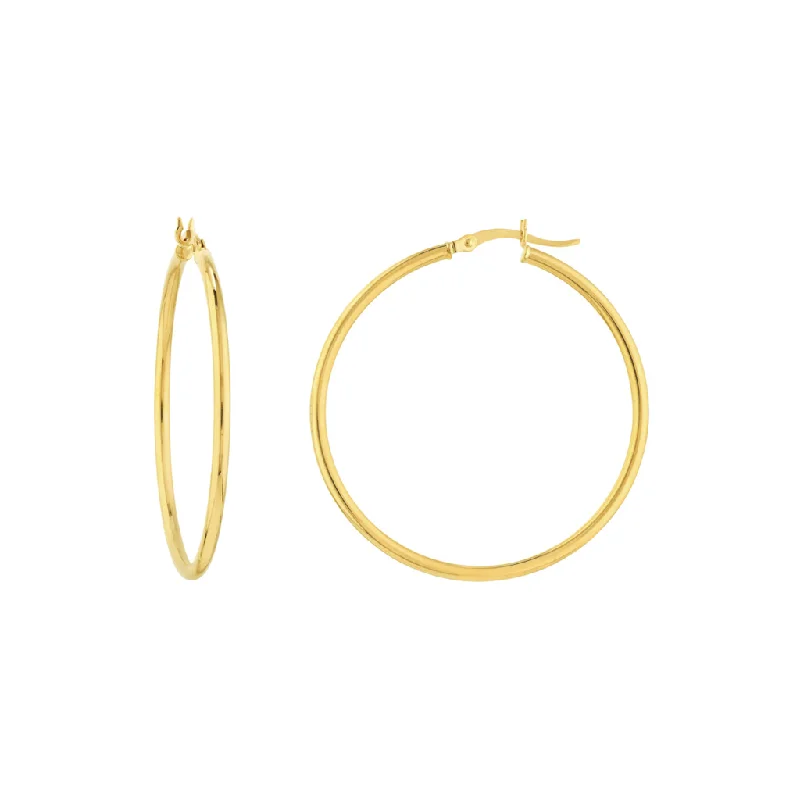 Best Jewelry Deals – Premium Quality At Exclusive Discounts 10K Yellow Gold 40mm Hoop Earrings Best Jewelry Deals – Premium Quality At Exclusive Discounts 10K Yellow Gold 40mm Hoop Earrings