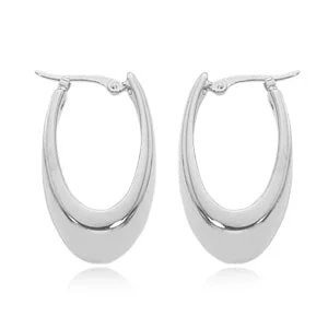 Dazzle With Discounts – Shop Jewelry On Sale 14 Karat White Gold Medium Visor Earrings