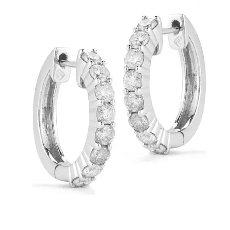 Don't Miss Out On Jaw-Dropping Jewelry Discounts 14K White Gold 12mm Diamond Huggie Earrings Don't Miss Out On Jaw-Dropping Jewelry Discounts 14K White Gold 12mm Diamond Huggie Earrings