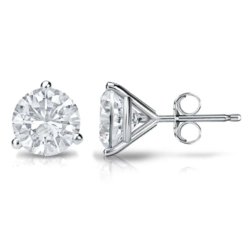 Fashion-Forward Jewelry At Incredible Prices 14K White Gold Diamond Stud Earrings - 1.50ctw