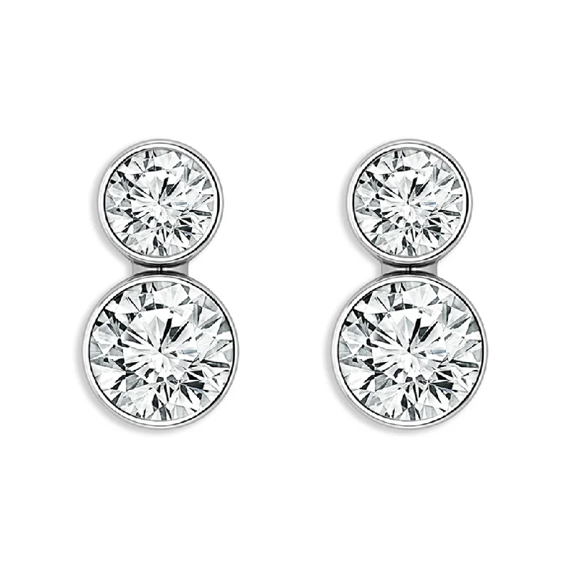 Huge Savings On Premium Jewelry Styles 14K White Gold Stud Lab Grown Diamonds Drop Earrings
