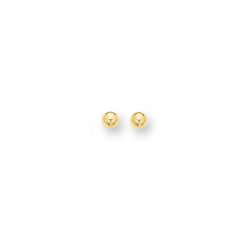 Handcrafted Jewelry Sale – Unique Designs At Low Prices 14K Yellow Gold 6 mm Ball Stud Earrings