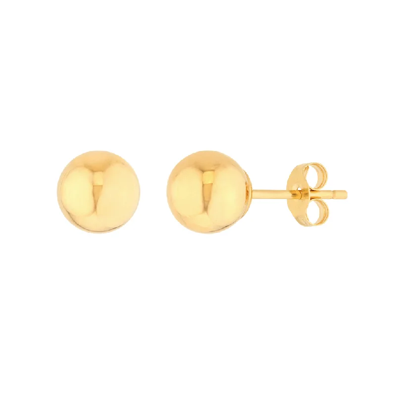 Elegant Jewelry, Exclusive Prices – Shop Now 14K Yellow Gold 8mm Ball Earrings