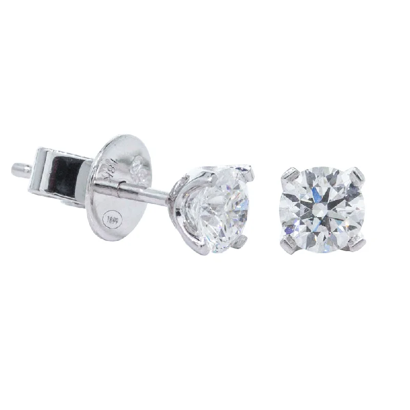 Jewelry Deals That Sparkle – Shop Today 18ct White Gold .80ct Diamond Blossom Stud Earrings