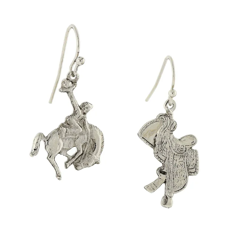 Final Call – Shop Exquisite Jewelry Before It's Gone 1928 Jewelry Silver Horse And Saddle Earrings