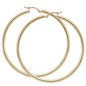 Stunning Jewelry At A Fraction Of The Price 2.5x50mm Snap Top Tube Hoop Earrings