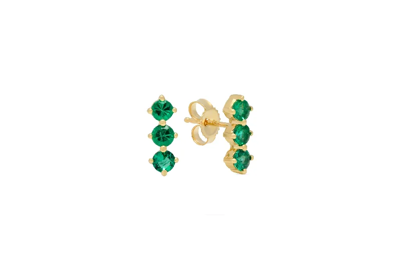 Your Dream Jewelry At Dream Prices 3 Emerald Stud Earrings