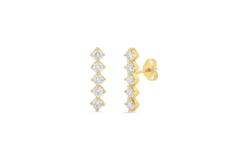 Flash Deals On Fine Jewelry – Shop Before It's Gone 5 Diamond Stud Earrings