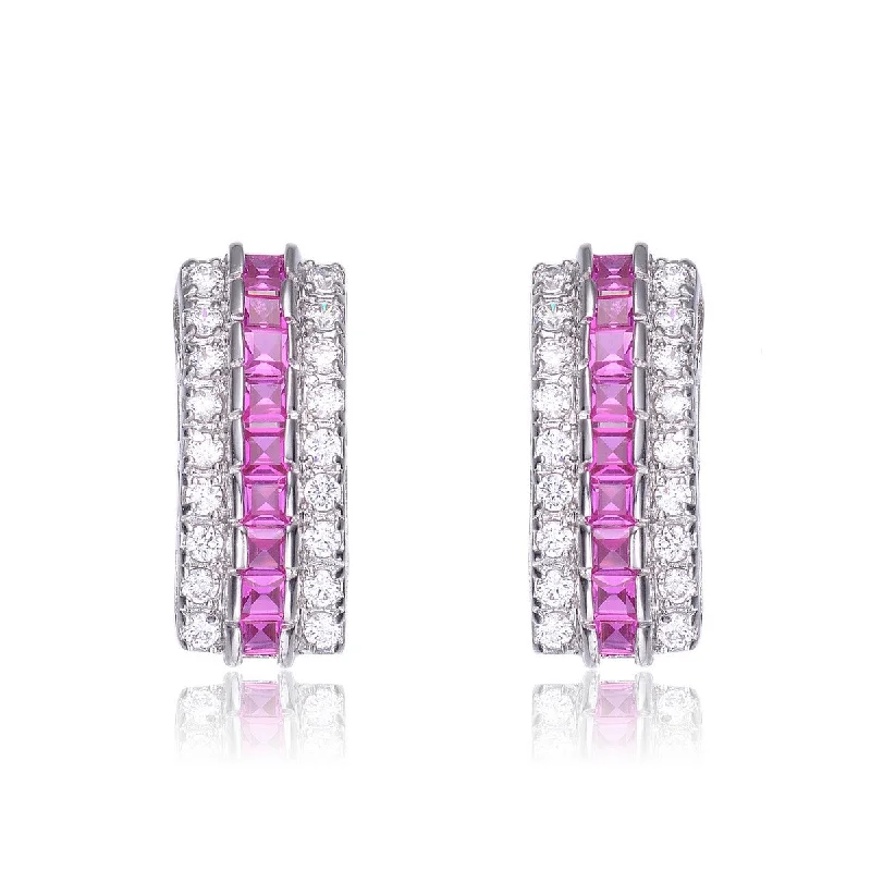 Your Perfect Accessory Now At The Best Price Monfort Malibu Pink Stud Earrings