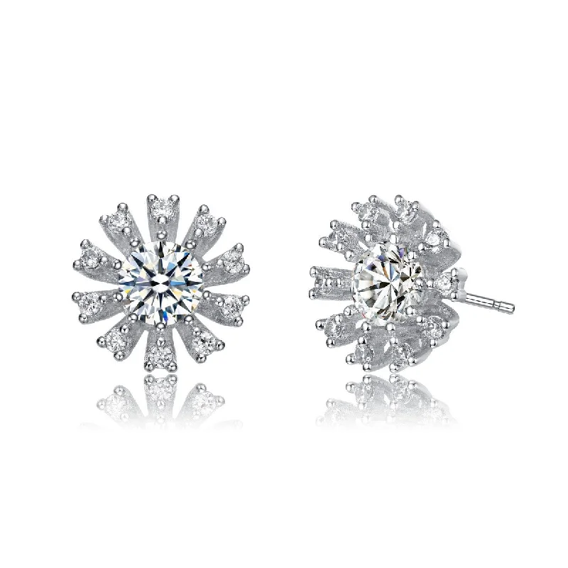 Seasonal Jewelry Sale – Upgrade Your Style Today Julie Snowflake Flower Stud Earrings