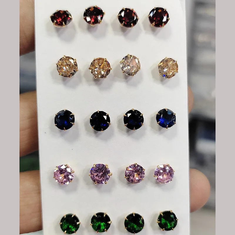 Chic And Stylish Jewelry At Discounted Prices Aamrapali Crystal Stone Stud Earrings