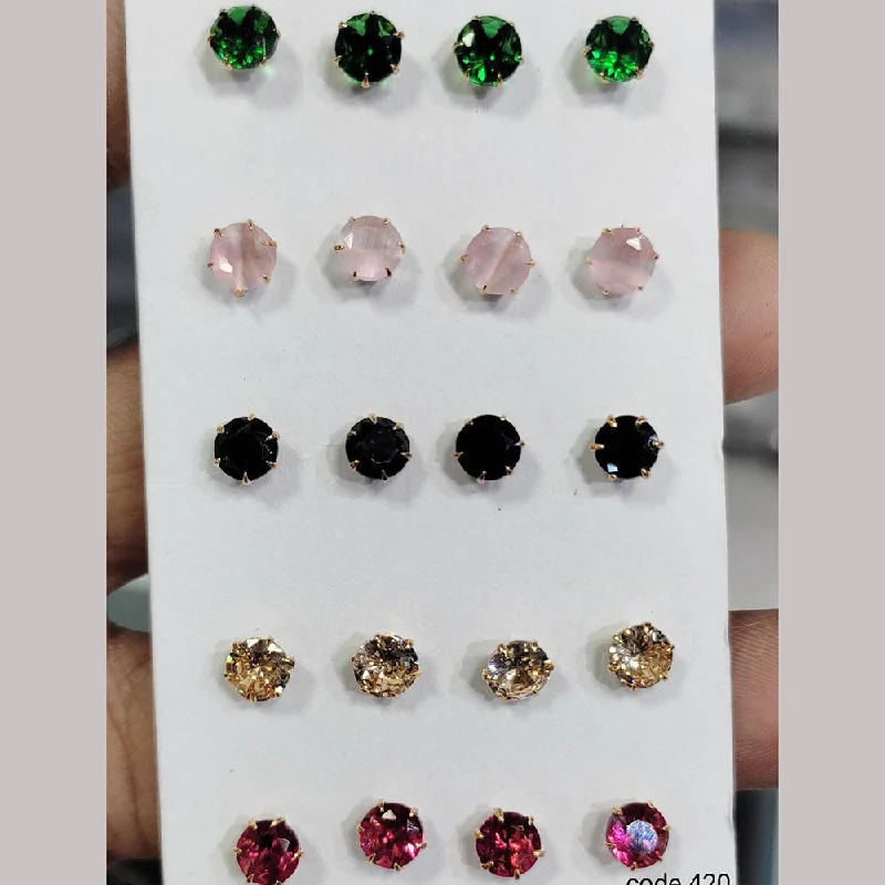 Must-Have Jewelry At Irresistible Discounts Aamrapali Crystal Stone Stud Earrings