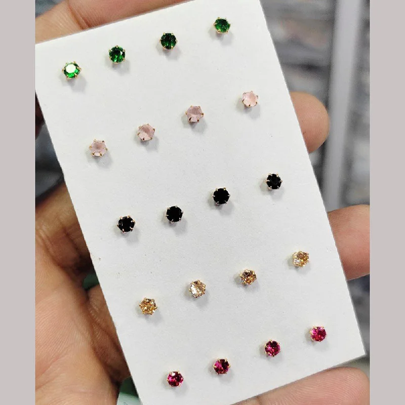 Luxury Jewelry At Budget-Friendly Prices – Grab Yours Now Aamrapali Crystal Stone Stud Earrings