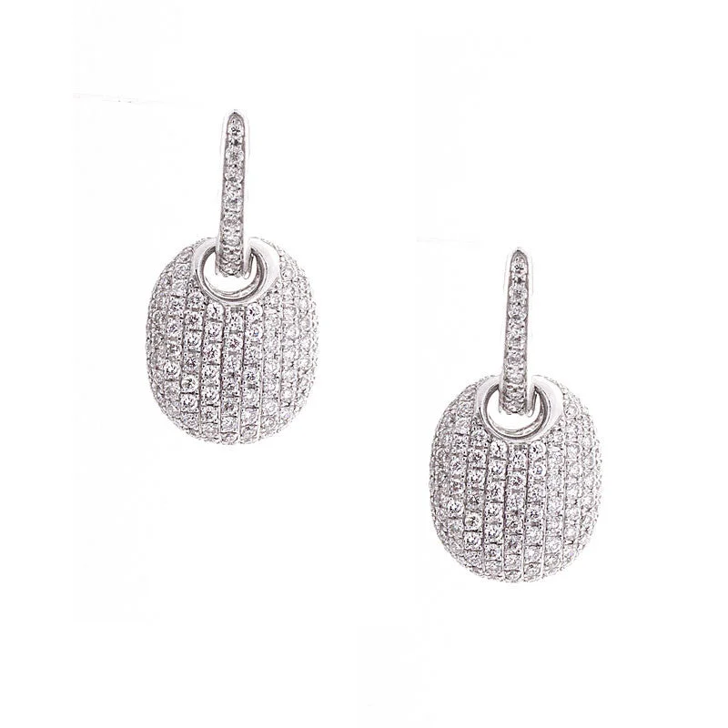 Huge Savings On Timeless Jewelry Collections Bellagio Collection Pave Diamond White Gold Drop Earrings Huge Savings On Timeless Jewelry Collections Bellagio Collection Pave Diamond White Gold Drop Earrings