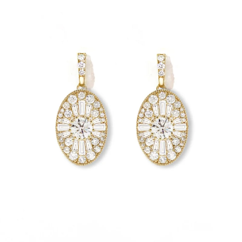 Get Your Favorite Jewelry At The Best Price Oval Shape Ballerina Round Diamond Earrings Get Your Favorite Jewelry At The Best Price Oval Shape Ballerina Round Diamond Earrings
