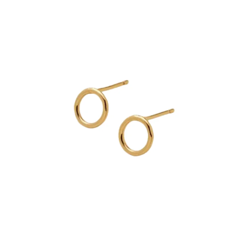 Timeless Beauty, Unbeatable Deals – Jewelry Sale On Gold Circle Tiny Stud Earrings