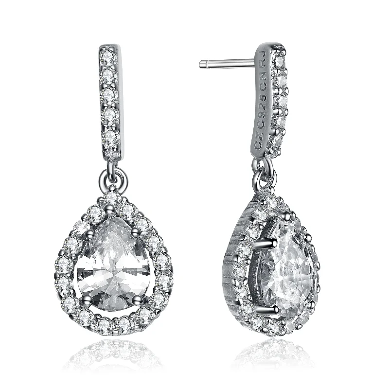 Flash Sale On Exquisite Jewelry – Don't Miss Out Constance Teardrop Cubic Zirconia Stud Earrings