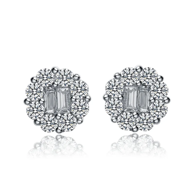 Sparkle For Less – Shop Our Limited-Time Jewelry Deals Cubic Zirconia Sterling Silver Cubic Zirconia Stud Earrings