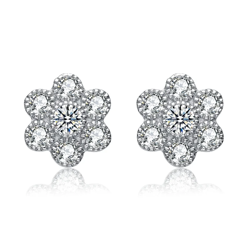 Clearance Sale On High-End Jewelry Collections Fleur Shape Stud Earrings