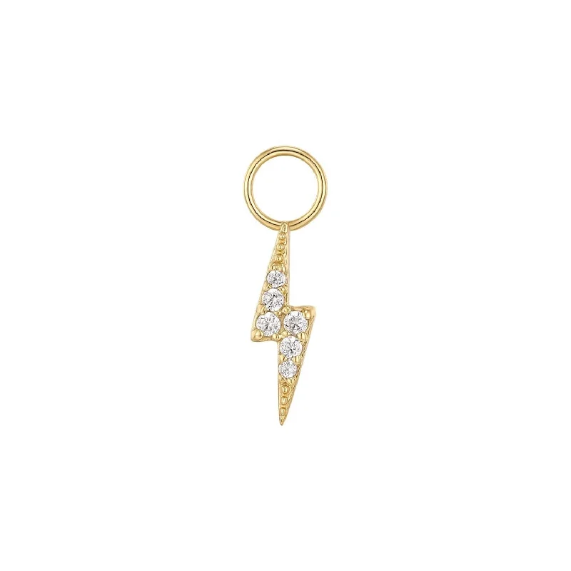 Don't Miss Our Biggest Jewelry Sale Of The Season Cz Bolt Hoop Charm