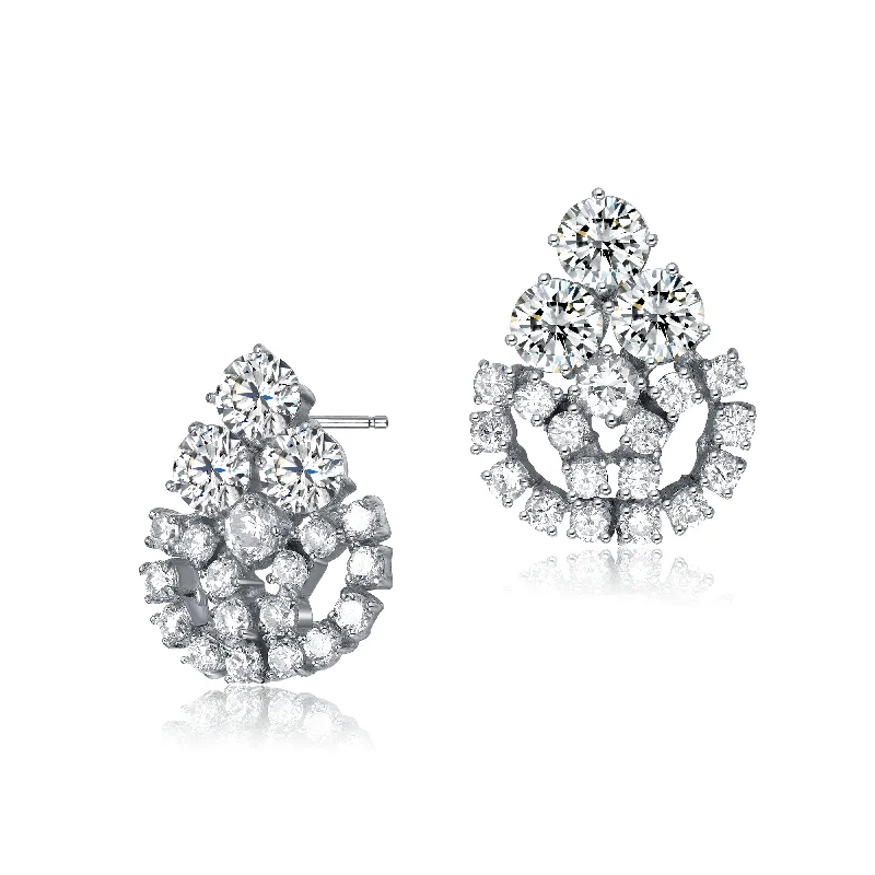 Limited-Time Jewelry Sale – Don't Miss Out On Dazzling Discounts Constance Teardrop Flower Stud Earrings