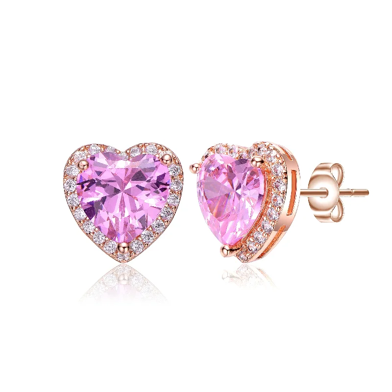 Upgrade Your Jewelry Collection For Less Coeur Pink Énergie Heart Stud Earrings